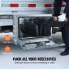 VEVOR Underbody Truck Box, 24"Ã—17"Ã—18" Pickup Storage Box, Heavy Duty Aluminum Diamond Plate Tool Box with Lock and Keys, Waterproof Trailer Storage
