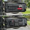 Tailgate Tactical Panel for Wrangler Tailgate Tool Kit Organizer Racks Compatible with Jeep Wrangler 2007-2022 JK JKU & 2018-2022 JL JLU - as Pic