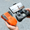 4DRC F12 RC Drone GPS 5G WIFI 6K HD Wide Angle Dual Camera Smart Follow Quadcopter,Professional drones/adult drones, for beginners - ORANGE DRONE(1 BA
