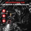 S ZEVZO Car Battery Jump Starter, 5000A Jump Starter Battery Pack for Up to 10.0L Gas and 8.0L Diesel Engines, 12V Portable Jump Box with LCD Display,