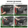 VEVOR Truck Bed Storage Box, Lockable Lid, Waterproof ABS Wheel Well Tool Box 6.6 Gal/20 L with Password Padlock, Compatible with Tundra 2007-2021, Dr