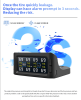 PST601P8TP Solar Tire Pressure Sensor 8-wheeled trucks, RVs, trailers, buses, engineering vehicles 6-38 tire digital display repeater signal>40m solar