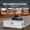 VEVOR Heavy Duty Aluminum Truck Bed Tool Box, Diamond Plate Tool Box with Side Handle and Lock Keys, Storage Tool Box Chest Box Organizer for Pickup,
