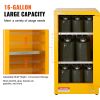 VEVOR Flammable Cabinet 18.1" x 18.1" x 35.4", Galvanized Steel Safety Cabinet, Adjustable Shelf Flammable Storage Cabinet, for Commercial Industrial