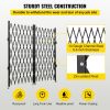 VEVOR Double Folding Security Gate, 5.1' H x 10.2' W Folding Door Gate, Steel Accordion Security Gate, Flexible Expanding Security Gate