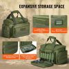VEVOR Range Bag for 4 Pistols Tactical Gun Range Bag Single Shoulder Strip Green - Green - 37 x 26 x 23 cm