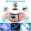 360Â°Ultrasonic Mice Repellent Indoor Rodent Repeller Rat Squirrel Rodent Control Device with 4 Modes 9 Strobe Lights Alarm Horn for Kitchen Warehouse