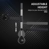 Soozier Wall Mount Reflex Boxing Trainer with 360Â° Rotating Rapid Boxing Bar Punching Ball Black Home Gym Equipment - Black
