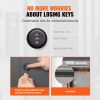 VEVOR Through The Wall Drop Box, Heavy Duty Steel Through the Wall Mailbox with 2.8-7.9" 13" Combination Lock, 12.5x6.3x16.9" Mail Drop Box, Dark