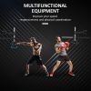 Soozier Wall Mount Reflex Boxing Trainer with 360Â° Rotating Rapid Boxing Bar Punching Ball Black Home Gym Equipment - Black