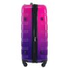 Hardshell Luggage Sets 3 Piece Gradient Color Expandable Suitcase with Spinner Wheels and TSA Lock Lightweight 20" 24" 28" Available,Pink and Yellow -