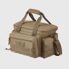 Tactical Gun Range Bag with Single Shoulder for 4 Pistols  - Brown - Storage Bag