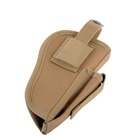 Universal Left/Right Waist Concealed Shape Multifunctional Waist Mounted Pistol Holster Outdoor Quick Draw Tactical Holster - Brown color