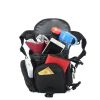 Motorcycle Crossbody Bag, Men's Leg Bag, Multifunctional Outdoor Tactical Waterproof Cell Phone Running Sports Waist Bag - black