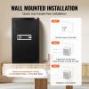 VEVOR Single Door 4.0 cu.ft Safe Box with Key Lock Password & Fingerprint Black, organize cash, passports, jewelry, gold, watches and documents
