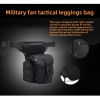 Motorcycle Crossbody Bag, Men's Leg Bag, Multifunctional Outdoor Tactical Waterproof Cell Phone Running Sports Waist Bag - yellow-brown