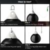 Home Gym 18 Inch Water Punching Bag with Adjustable Metal Chain - Black - Exercise & Fitness