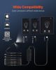 VEVOR Dual Lens Borescope Endoscope Camera for Android IOS & 16.4FT Snake Cable - 5 m - Dual Lens