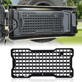 Tailgate Tactical Panel for Wrangler Tailgate Tool Kit Organizer Racks Compatible with Jeep Wrangler 2007-2022 JK JKU & 2018-2022 JL JLU - as Pic