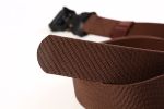 Quick Release Buckle Tactical Belt Military Hiking Rigger Nylon Web Work Belt Heavy Duty Work Belt Stretch Strap ((Coffee) - coffee