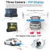 1080P 4" Dual Lens HD Car DVR Rearview Video Dash Cam Recorder Camera G-Sensor - Default Title