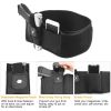 Belly Band Gun Holster Adjustable Waist Carry Tactical Pistol Pouch Breathable Neoprene Gun Belt Bag - Black
