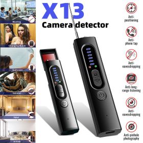 Camera Detectors, Portable Camera Detectors, GPS Tracker Detector for Car Indoor Home Hotel Travel Office, 5 Levels Sensitivity - black
