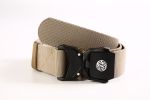 Quick Release Buckle Tactical Belt Military Hiking Rigger Nylon Web Work Belt Heavy Duty Work Belt Stretch Strap ((Coffee) - Brown