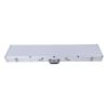 135*28*10cm Aluminum New Framed Locking Gun Pistol HandGun Lock Box Hard Storage Carry Case Silver - As Picture