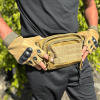 Tactical Fingerless Airsoft Gloves for Outdoor Sports - Tan - L