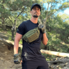Tactical Fingerless Airsoft Gloves for Outdoor Sports - Green - L
