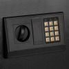 E50EA Home Use Electronic Password Steel Plate Safe Box Black - As Picture