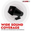 5Core Indoor Outdoor PA Horn Speaker Pair 8 x 5 Inch Loud PA System 8 Ohm 65W Loud Siren Audio - Black