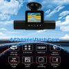 360Â° View FHD 4 Channel Dash Cam 1080P Front 480P Rear Left Right Inside Dash Camera With IR Night Vision Loop Recording Motion Detection Free 32GB