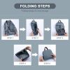 5 Piece Luggage Set with Expandable Duffel Bag & Foldable Backpack â€“ 20"/24"/28" Suitcases with 360Â° Spinner Wheels, TSA Lock, grey - as Pic