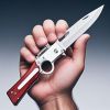 TacticalTrend Multi-Functional Survival Knife for Outdoor Enthusiasts - stainless steel