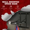 Soozier Adjustable Speed Bag Platform, Wall Mounted Speed Bags for Boxing, with 360-Degree Swivel and 10'' Speedbag - as Pic