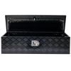 39inch Aluminum tool box,heavy duty truck bed tool box,outdoor trailer pickup storage tool box,RV storage organizer,underbody box w/lock keys,black 39