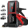 S ZEVZO Car Battery Jump Starter, 5000A Jump Starter Battery Pack for Up to 10.0L Gas and 8.0L Diesel Engines, 12V Portable Jump Box with LCD Display,