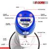5 Core Megaphone Bullhorn Speaker 20W Bull Horn Battery Power Cheer Megafono 300 Meters Range Loudspeaker W Siren Recording Ergonomic Handle for Coach