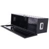 48inch Aluminum tool box,heavy duty truck bed tool box,outdoor trailer pickup storage tool box,RV storage organizer,underbody box w/lock keys,black 48