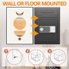 Digital Depository Safe Made of Carbon Steel Electronic Code Lock Depository Safe with Deposit Slot Depository Box for Home Hotel Restaurant and