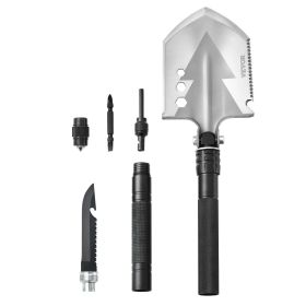 Survival Shovel 8 in 1 Camping Shovel Folding Multitool Portable Compact - Default
