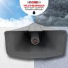 5 Core PA Horn Speaker Outdoor 8x16" Siren Loudspeaker 40W RMS Loud Megaphone Driver Horn - PA Power Horn Indoor Outdoor Waterproof Speaker