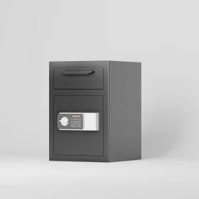 Digital Depository Safe Made of Carbon Steel Electronic Code Lock Depository Safe with Deposit Slot Depository Box for Home Hotel Restaurant and