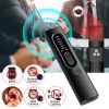 Camera Detectors, Portable Camera Detectors, GPS Tracker Detector for Car Indoor Home Hotel Travel Office, 5 Levels Sensitivity - black