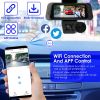 1080P FUD 3 Channel WiFi Dash Cam 170Â° Wide Angle Triple Car Camera With IR Night G-Sensor Motion Detection Loop Recording App Control Support 128G M