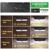 Solar Lights 118 LEDs Solar Wall Light Outdoor Motion Sensor Lamp IP65 Waterproof - Black