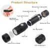 Super Bright 90000LM LED Tactical Flashlight Zoomable With Rechargeable Battery - Default Title