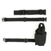 Hidden multifunctional waist military camouflage straps hanging gun leg bag outdoor sports leg bag quick-draw tactical holster - desert color